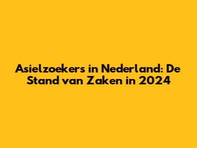 Asielzoekers in Nederland: De Stand van Zaken in 2024