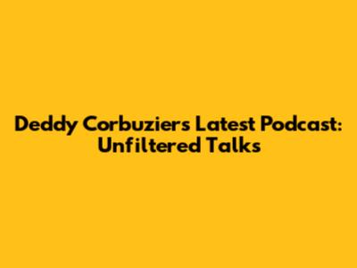Deddy Corbuzier's Latest Podcast: Unfiltered Talks