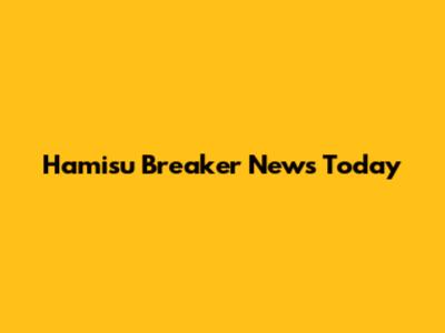 Hamisu Breaker News Today