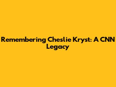 Remembering Cheslie Kryst: A CNN Legacy