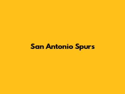 San Antonio Spurs
